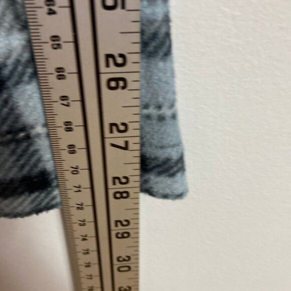 Tommy Hilfiger Blue Plaid Fleece Pyjama Pants Size Medium Pockets Pajama Bottoms - Picture 12 of 13